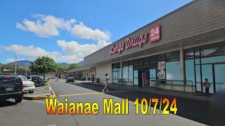 4K Waianae Mall on 10724 in Oahu Hawaii [upl. by Gunner]