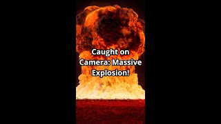 Russian Ammunition Depot Explosion Caught on Camera [upl. by Joachima429]