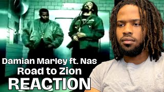 Damian Marley  Road To Zion ft Nas Official Video REACTION [upl. by Arikaahs822]