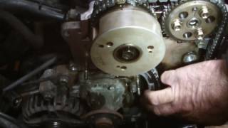 TOYOTA TIMING CHAIN REPLACMENTpt3 [upl. by Elwood]