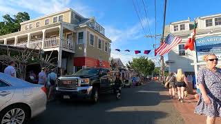 Late Sunday afternoon on Commercial Street in Provincetown walking from Boatslip to Town Hall [upl. by Rufe]