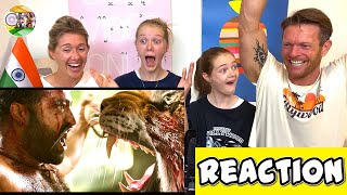 RRR TRAILER REACTION  NTR Ram Charan  BigAReact [upl. by Bartie]