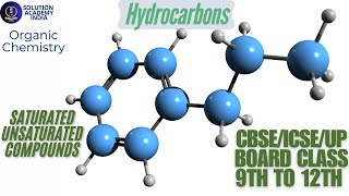 Hydrocarbon  Saturated amp Unsaturated Compounds  Difference  Organic Chemistry  Umrah Maam [upl. by Qirat]