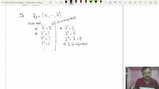 Nilpotent element in a ring  Abstract Algebra [upl. by Navnod]