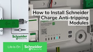 How to Install and pair Schneider Charge Antitripping modules  Schneider Electric [upl. by Vachil]