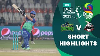 Short Highlights  Multan Sultans vs Lahore Qalandars  Match 1  HBL PSL 8  MI2T [upl. by Dnalkrik]