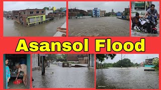 Asansol Dildarnagar Railpar Hutton Road Newtown Me Barish Ka Qaher [upl. by Bibbie162]