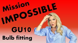 MISSION IMPOSSIBLE  GU10 light bulb fitting How to removeinsert that impossible stuck GU10 bulb [upl. by Adnuhsal260]