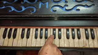 Nainon Mein Badra Chhaye  Mera Saaya  Harmonium Tutorial  Piano Keyboard Tutorial [upl. by Hatfield]