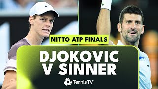 Novak Djokovic vs Jannik Sinner The 2023 Nitto ATP Finals Duology [upl. by Ellertnom493]