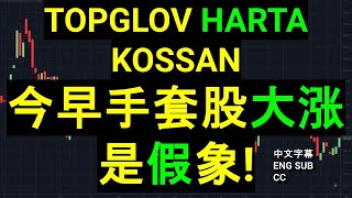 TOPGLOV HARTA KOSSAN  今早手套股大涨是假象［CC 中英文字幕］ [upl. by Weiler495]