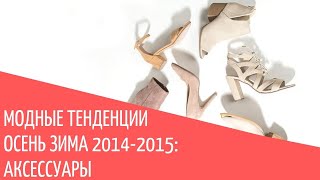 Модные тенденции осень зима 20142015 аксессуары [upl. by Mooney432]