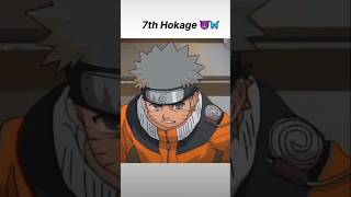 The 7th Hokage Of The leaf village is NARUTO UZUMAKI👿viral shorts anime [upl. by Hump344]