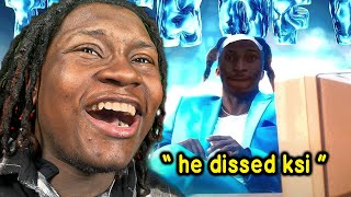 THIS IS THE BEST VERSION  Quandale Dingle  Thick Of It Remix KSI DISS REACTION [upl. by Ronoh]