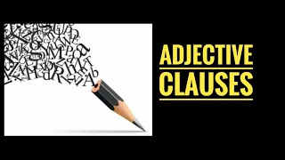 quotMaster Adjective Clauses in Minutes Essential Tips amp Subordinators Explainedquot [upl. by Ellehcim118]