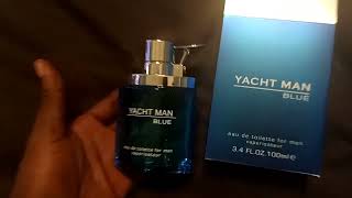 YACHT MAN BLUE by Myrurgia cologne unboxing and review [upl. by Didi]