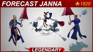 Forecast Janna Skin Spotlight  SKingdom  League of Legends [upl. by Eyde]