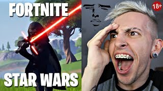 MI REACCIÓN AL EVENTO DE STAR WARS x FORTNITE  Robleis [upl. by Girardo]