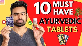 10 Safe amp Useful Ayurvedic Tablets to Replace Allopathic Pills Instant Relief [upl. by Aivil426]