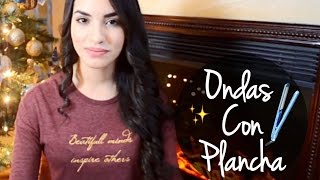 ONDAS CON PLANCHA tutorial  Kimberly Loaiza [upl. by Clark]