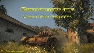 World of Tanks British Tier 4 Light Tank Covenanter Mines 16th Feb 2013 [upl. by Anilek769]