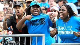 Watch Panthers fan dumps drink on Chase Brown after loss to Bengals [upl. by Ahsienek501]