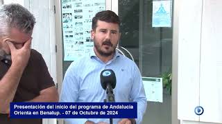 Presentación del inicio del programa de Andalucía Orienta en Benalup  07 de Octubre de 2024 [upl. by Ielhsa]