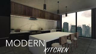 MODERN Kitchen 20k  Bloxburg [upl. by Odysseus]