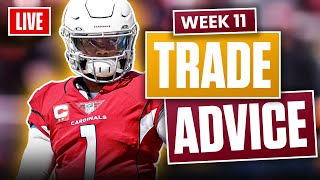 Fantasy Football Trade Advice for Week 11  Players to Target  Trade Away 2024 [upl. by Faber71]