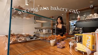 FIRST TIME WORKING AT A BAKERY CAFE IN SYDNEY GOPRO VLOG [upl. by Atiuqehc]