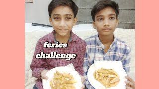 Fries challenge l Rehman vs Osama l Fatima Razaq vlog [upl. by Ayekehs]