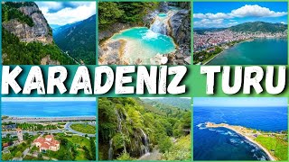 Karadeniz Turu  Ordu Giresun Trabzon  Göl Şelale Yayla Manastır  Karadeniz Gezilecek Yerler [upl. by Yelyab790]