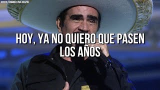 Vicente Fernández  Cuando Yo Quería Ser Grande LetraLyrics [upl. by Caravette]