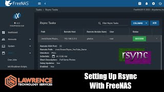 FreeNAS 11 Rsync Server Setup [upl. by Knutson654]