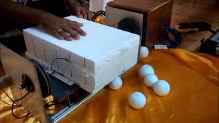 Thermocol ball making machine  Semi Automatic [upl. by Annet]