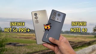 JANGAN SALAH PILIH Infinix Hot 50 Pro vs Infinix Note 40  Mending beli yang mana [upl. by Eveneg]