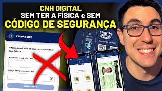 COMO CADASTRAR CNH DIGITAL SEM TER A CNH FÍSICA EM MÃOS QR CODE e SEM CÓDIGO DE SEGURANÇA [upl. by Ynaffad371]