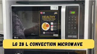 LG 28L Convection Microwave oven MC2846SL Silver  Unboxing amp Demo [upl. by Norrat105]