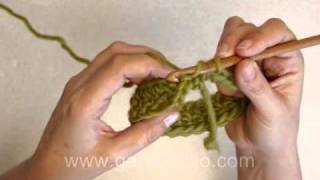 How to crochet a MoebiusMöbius ring [upl. by Georgette]