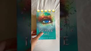 rating every book in the shatter me series booktok bookrecommendations [upl. by Aramat]