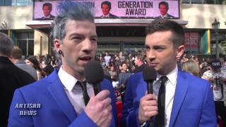 TWENTY ONE PILOTS MTV MOVIE AWARDS PRESHOW INTERVIEW [upl. by Merridie]