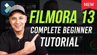 How to Use Filmora 13  Complete Video Editing Tutorial for Beginners [upl. by Gwyn36]