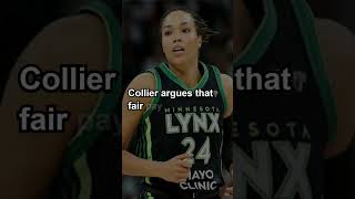 Napheesa Collier Advocates for Fair Pay in Womens Basketball wnba viralshorts [upl. by Enyaw]