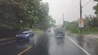 MUCHA LLUVIA HOY POR URBANIZACIÓN FLAMBOYÁN SAN JOSÉ ASOMANTE Y COLOSO28 de julio de 2024 [upl. by Shirlee]