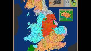 WarLight game Medieval UK Diplomacy [upl. by Mik795]