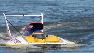 U17 Red Dot Unlimited Hydroplane Test in TriCities 062312 [upl. by Atiuqahc]