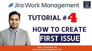 Jira Work Management Tutorial 4 Create Issue in Jira Work Management [upl. by Ahern]