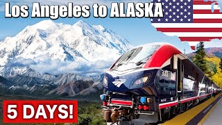 🇺🇸5 DAYS Los Angeles to Alaska by American Luxurious Train [upl. by Pastelki]