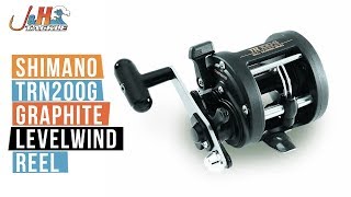 Shimano TRN200G Graphite Levelwind Reel  JampH Tackle [upl. by Goulet662]