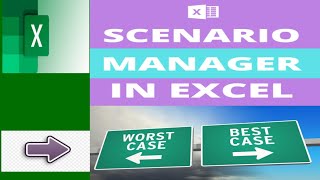 How to use Scenario Manager in Excel │ Create a Scenario Summary report [upl. by Yelnahs]